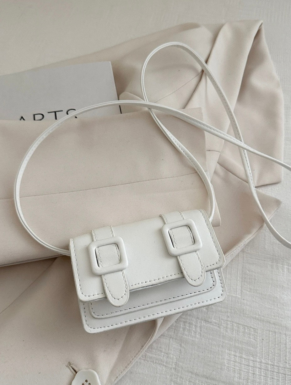 Adjustable Buckle Shoulder Bag