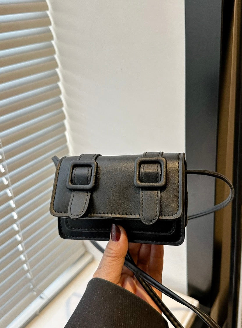 Adjustable Buckle Shoulder Bag