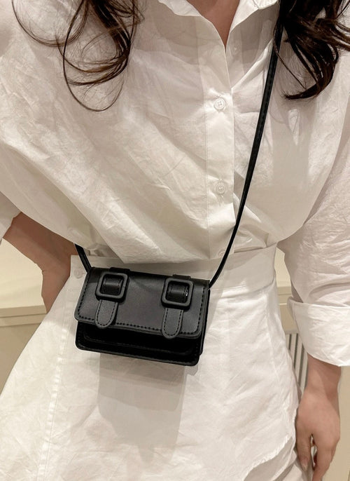 Adjustable Buckle Shoulder Bag