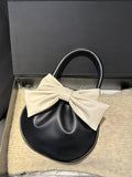 Bow Top Handle Bags (Black)