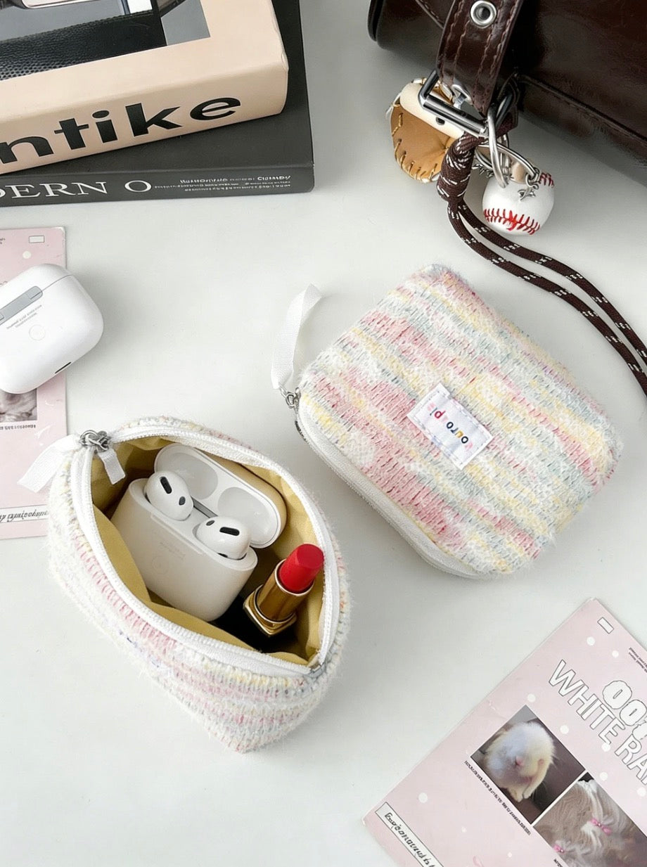 Colour Block Lipstick Bag