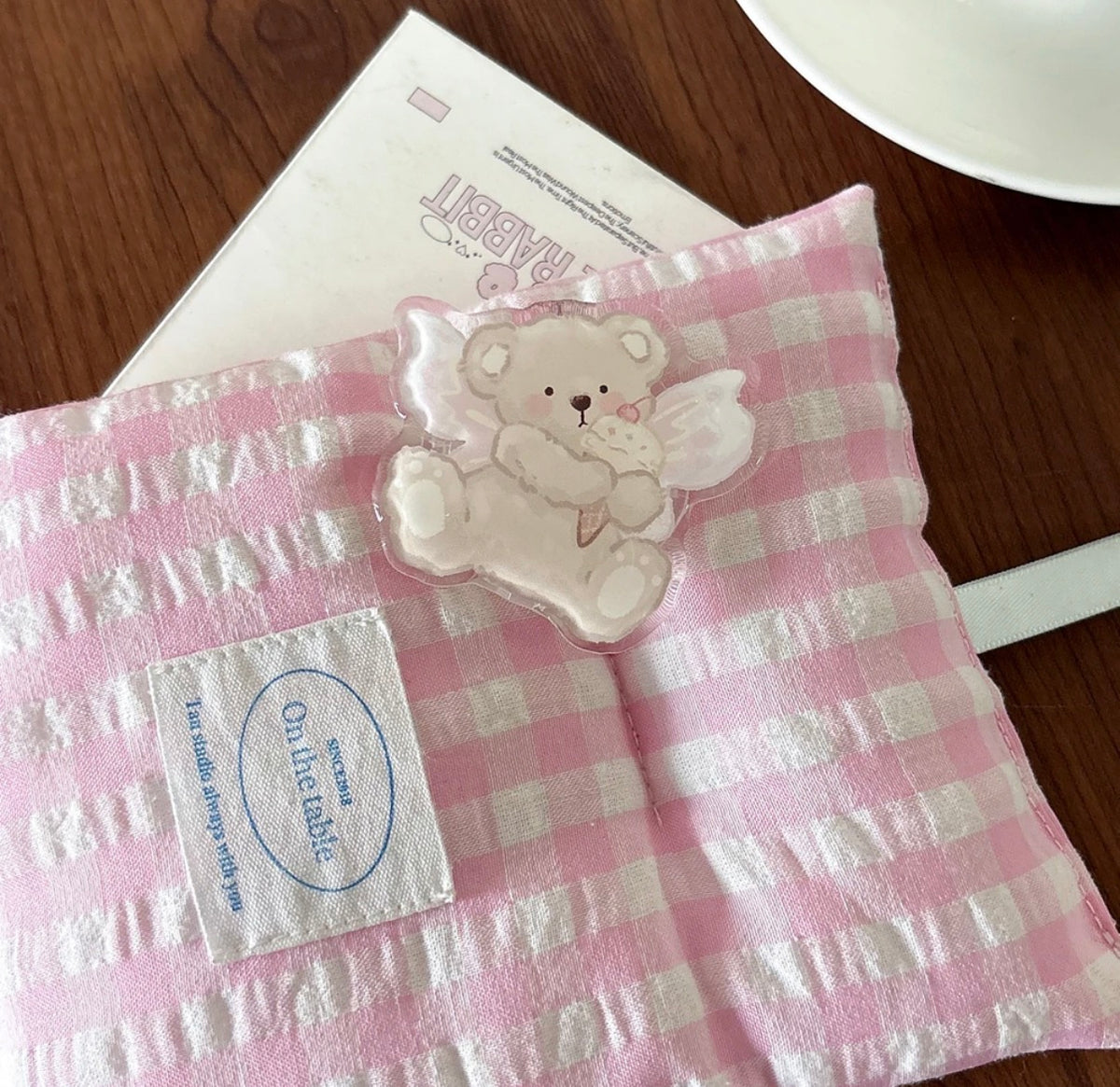 Cute teddy Print Phone Holder