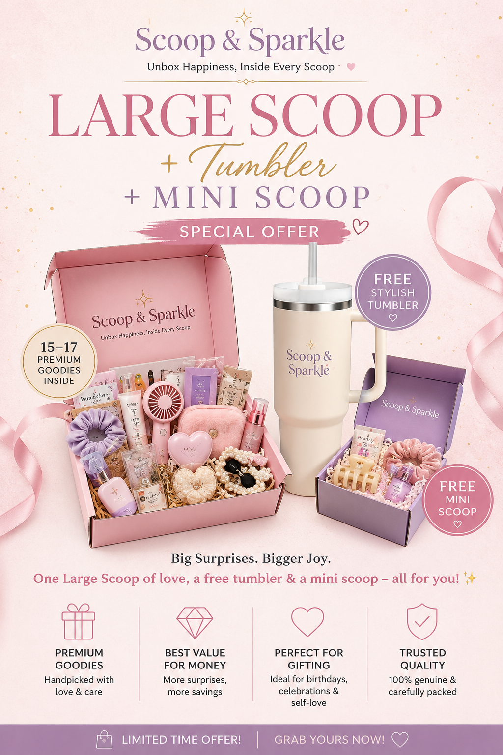 Large+ Mini + Tumbler